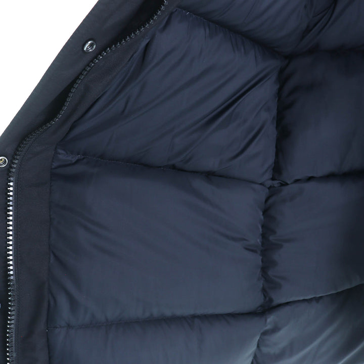 美品△THE NORTH FACE ザ・ノースフェイス NDW91935 Moutain Down Coat マウンテンダウンコート ゴアテックス ロゴ ブラック S 正規品