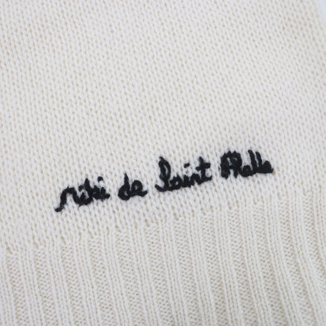 極美品☆Christian Dior クリスチャンディオール 18SS 8E24521ZE013 カシミヤ100％ スパイダー 長袖ニット ホワイト 38 伊製 正規品