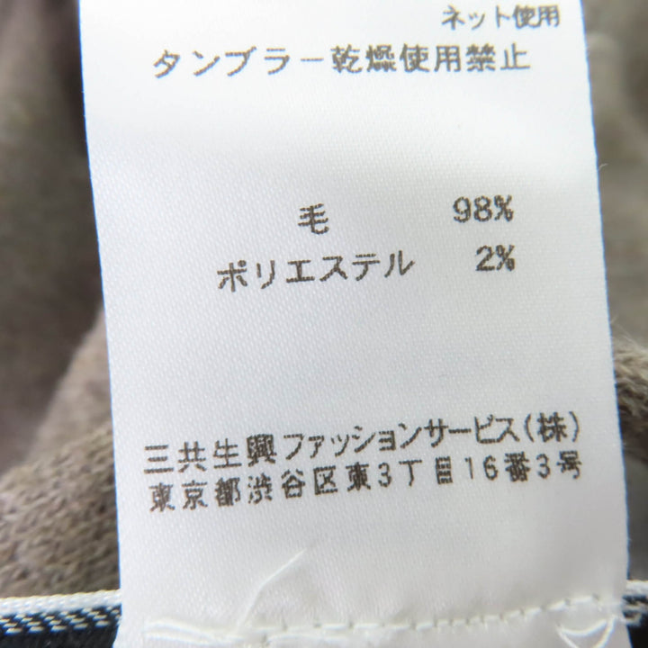 極美品☆LEONARD レオナール 0468854 ウール 花柄デザイン リバーシブル コート マルチカラー 38 イタリア製 正規品 レディース