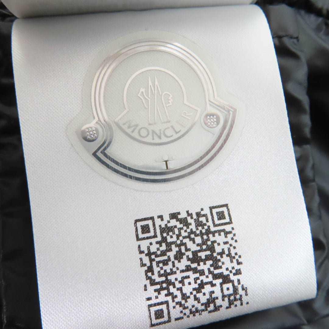 極美品☆MONCLER モンクレール 22-23AW H20931B00003 TORCON ウール カシミヤ ロゴワッペン付 ダウンコート グレー 3 正規品 レディース