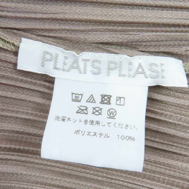 極美品☆PLEATS PLEASE プリーツプリーズ イッセイミヤケ 20SS PP01-JA702 総柄 ロング丈 カーディガン マルチ 3 正規品 レディース