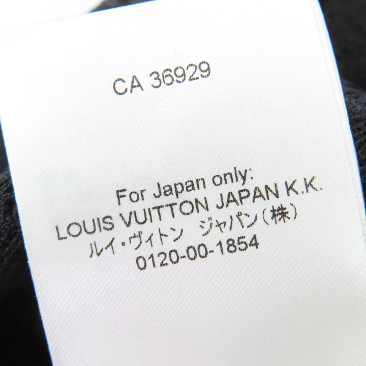 未使用品☆LOUIS VUITTON ルイヴィトン 23SS 1ABDG9 フローラルレース 半袖 カットソー ブラック系 36 イタリア製 正規品 レディース