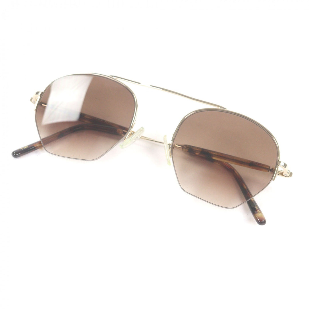 極美品□MOSCOT モスコット PUNIM SE べっこう柄 ナビゲーター型 希少 サングラス アイウェア ゴールド ブラウンデミ 49□21-140 メンズ