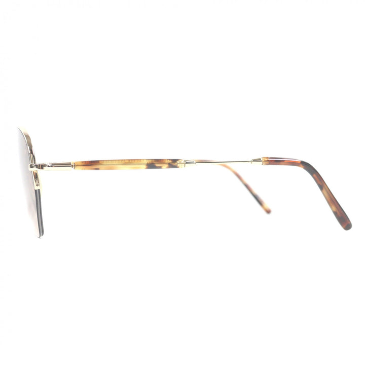 極美品□MOSCOT モスコット PUNIM SE べっこう柄 ナビゲーター型 希少 サングラス アイウェア ゴールド ブラウンデミ 49□21-140 メンズ