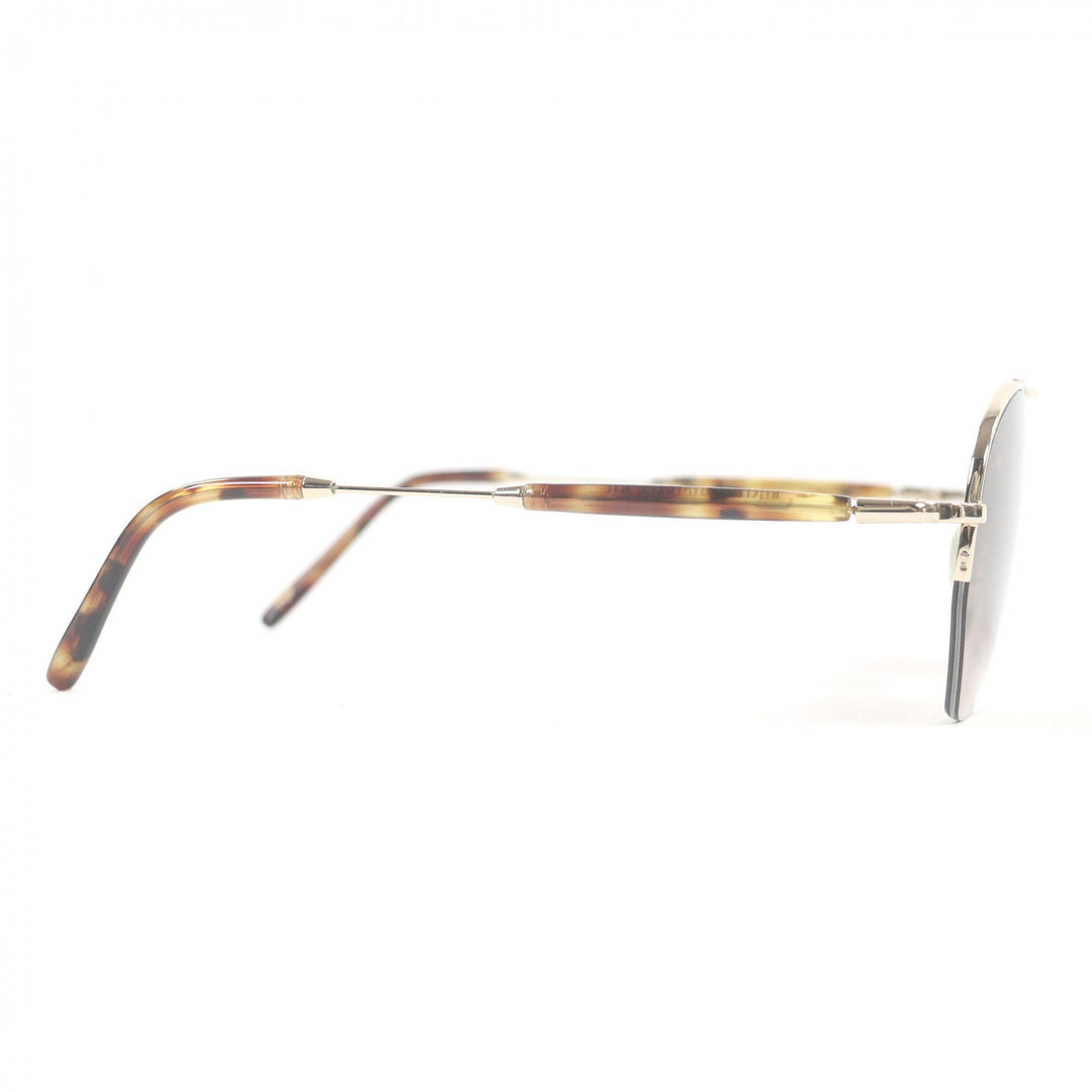 極美品□MOSCOT モスコット PUNIM SE べっこう柄 ナビゲーター型 希少 サングラス アイウェア ゴールド ブラウンデミ 49□21-140 メンズ