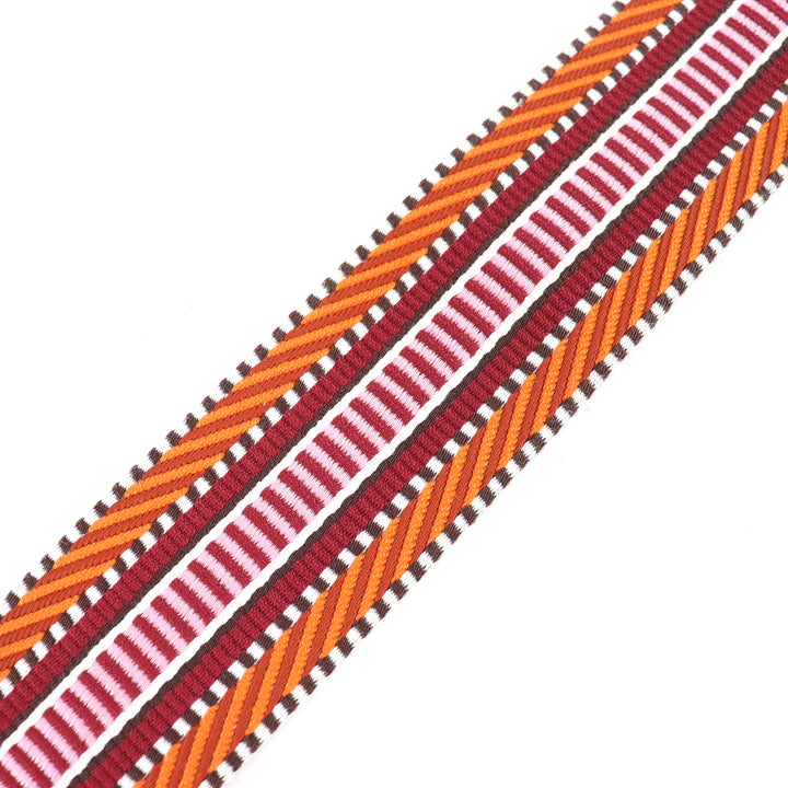 美品△HERMES エルメス バンドリエール サングルカヴァル ショルダーストラップ オレンジミニウム オレンジミニアン ゴールド ローズ B刻