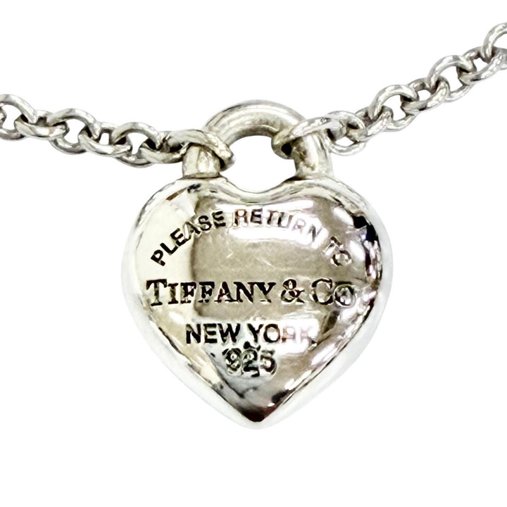 極美品△TIFFANY&amp;Co. ティファニー リターントゥティファニー フルハート ブレスレット AG925 シルバー 重量5.8g レディース 箱・袋付き