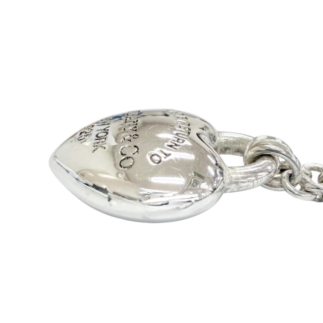 極美品△TIFFANY&amp;Co. ティファニー リターントゥティファニー フルハート ブレスレット AG925 シルバー 重量5.8g レディース 箱・袋付き