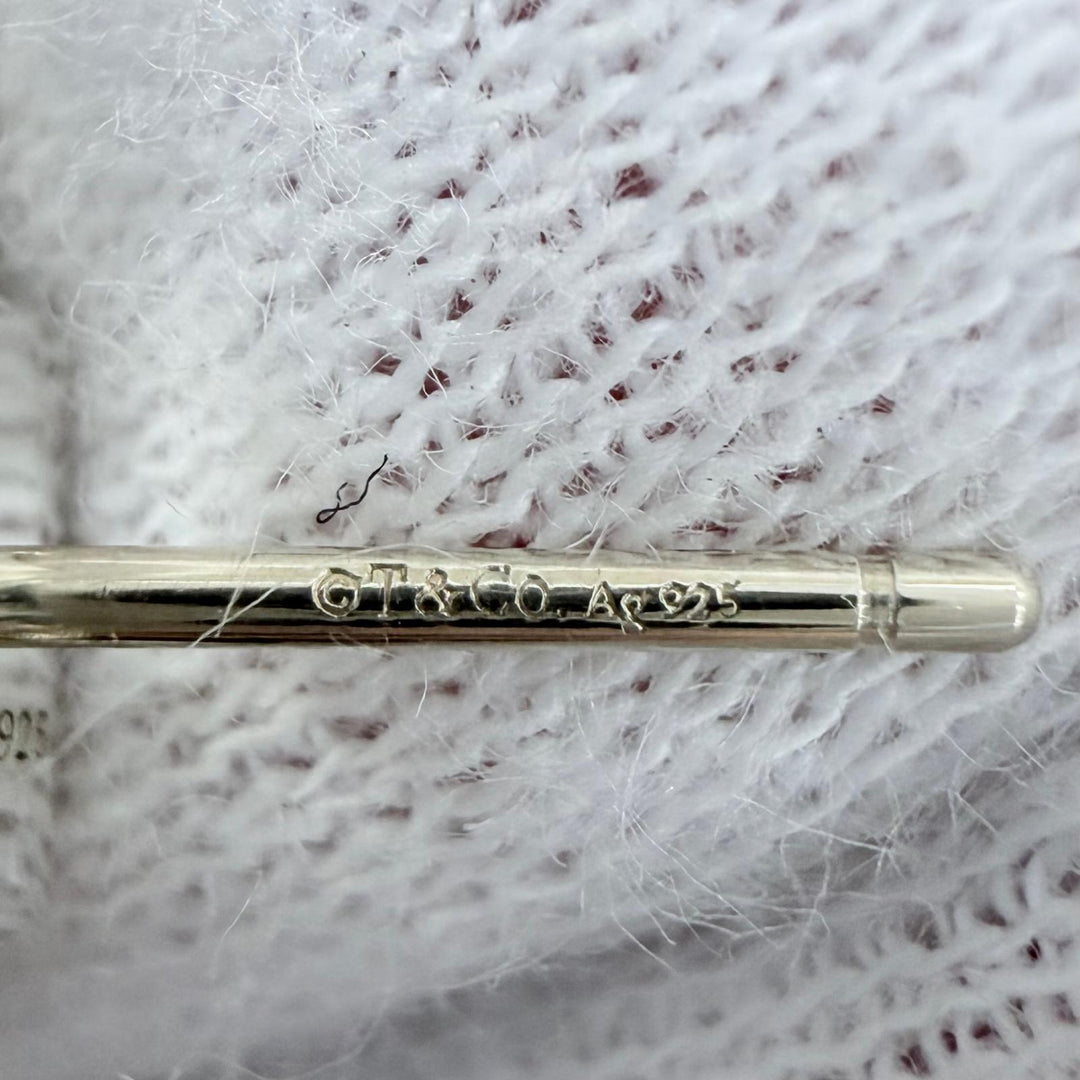 美品☆TIFFANY&amp;Co. ティファニー ティファニー 1837 スモールダブルロック ピアス AG925 シルバー 重量3.9g レディース 箱・保存袋付き