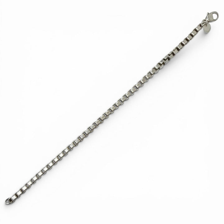 美品□TIFFANY&amp;Co. ティファニー ベネチアン SV925 チェーン ブレスレット アクセサリー シルバー 総重量15.4g メンズ レディース