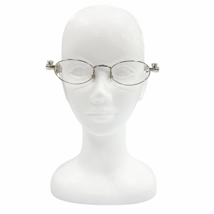 美品▼GENTLE MONSTER DHEYGERE ジェントルモンスター ディヘラ PIERCED ビリーアイリッシュ着用モデル メガネ 眼鏡 アイウェア シルバー