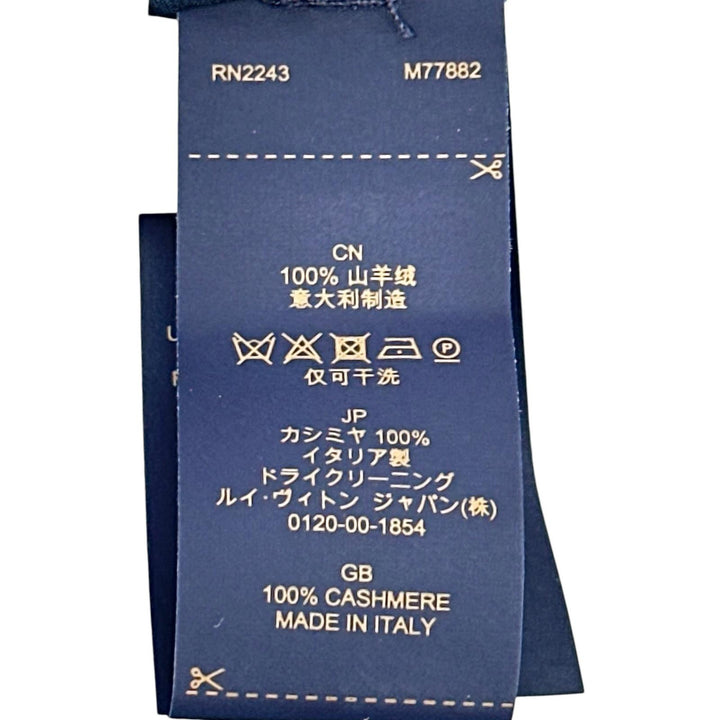 美品▲LOUIS VUITTON ルイヴィトン 2023年製 M77882 ビーニー・LV スパーク カシミヤ100% ニットキャップ ホワイト 伊製 正規品 レディース