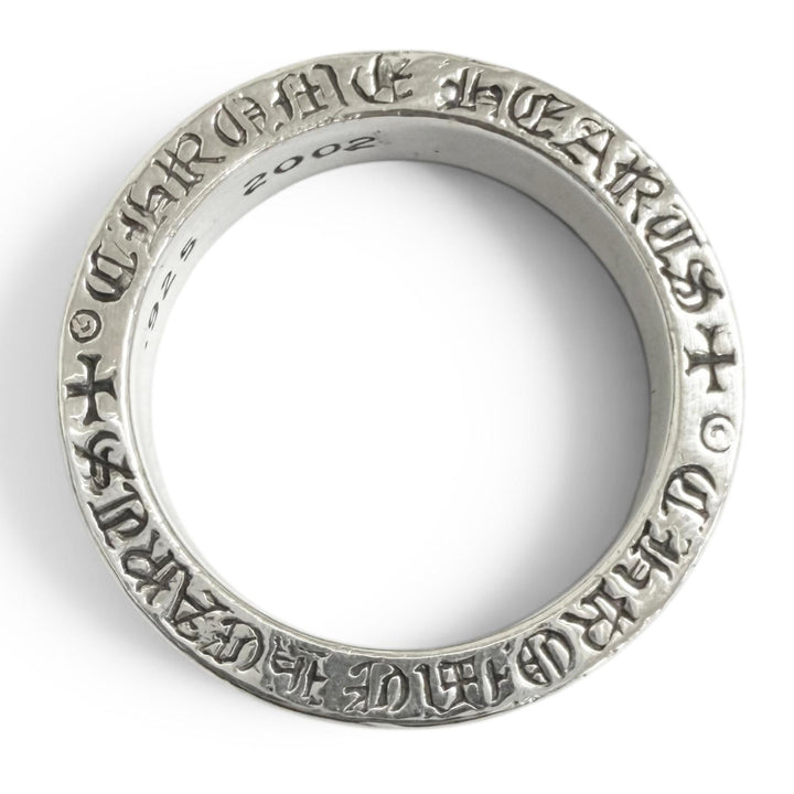 良品□CHROME HEARTS クロムハーツ SPACER PLN 6mm スペーサープレーン SV925 リング 指輪 アクセサリー シルバー JP21号 重量10g メンズ