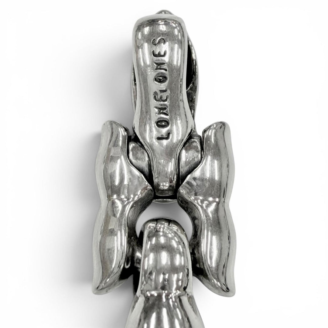 極美品◇LONE ONES ロンワンズ ティアベル キークラスプ M SV925 現行品 ペンダントトップ キーホルダー 重量22.06g メンズ 定価211200円