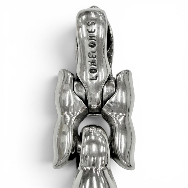 極美品◇LONE ONES ロンワンズ ティアベル キークラスプ M SV925 現行品 ペンダントトップ キーホルダー 重量22.06g メンズ 定価211200円