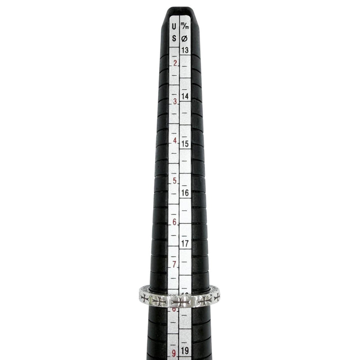 美品●CHROME HEARTS クロムハーツ SPACER FUCK YOU 925 NYC限定 スペーサー リング・指輪 シルバー JP13号 重量6.1g メンズ 保存袋付き