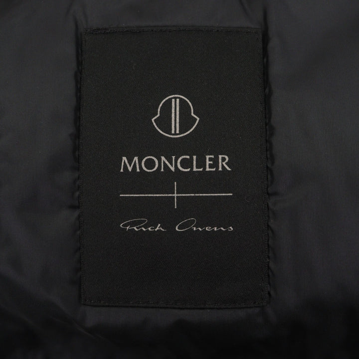 極美品▼MONCLER RICK OWENS モンクレール リックオウエンス 20AW CYCLOPINC ロゴワッペン付き WZIPUP ダウンコート 3 正規品 メンズ
