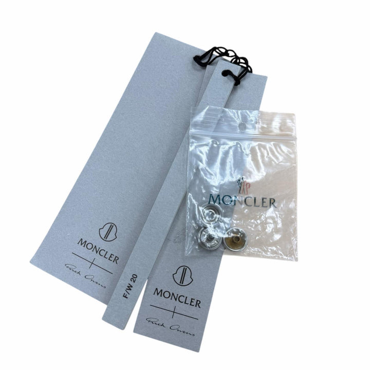 極美品▼MONCLER RICK OWENS モンクレール リックオウエンス 20AW CYCLOPINC ロゴワッペン付き WZIPUP ダウンコート 3 正規品 メンズ