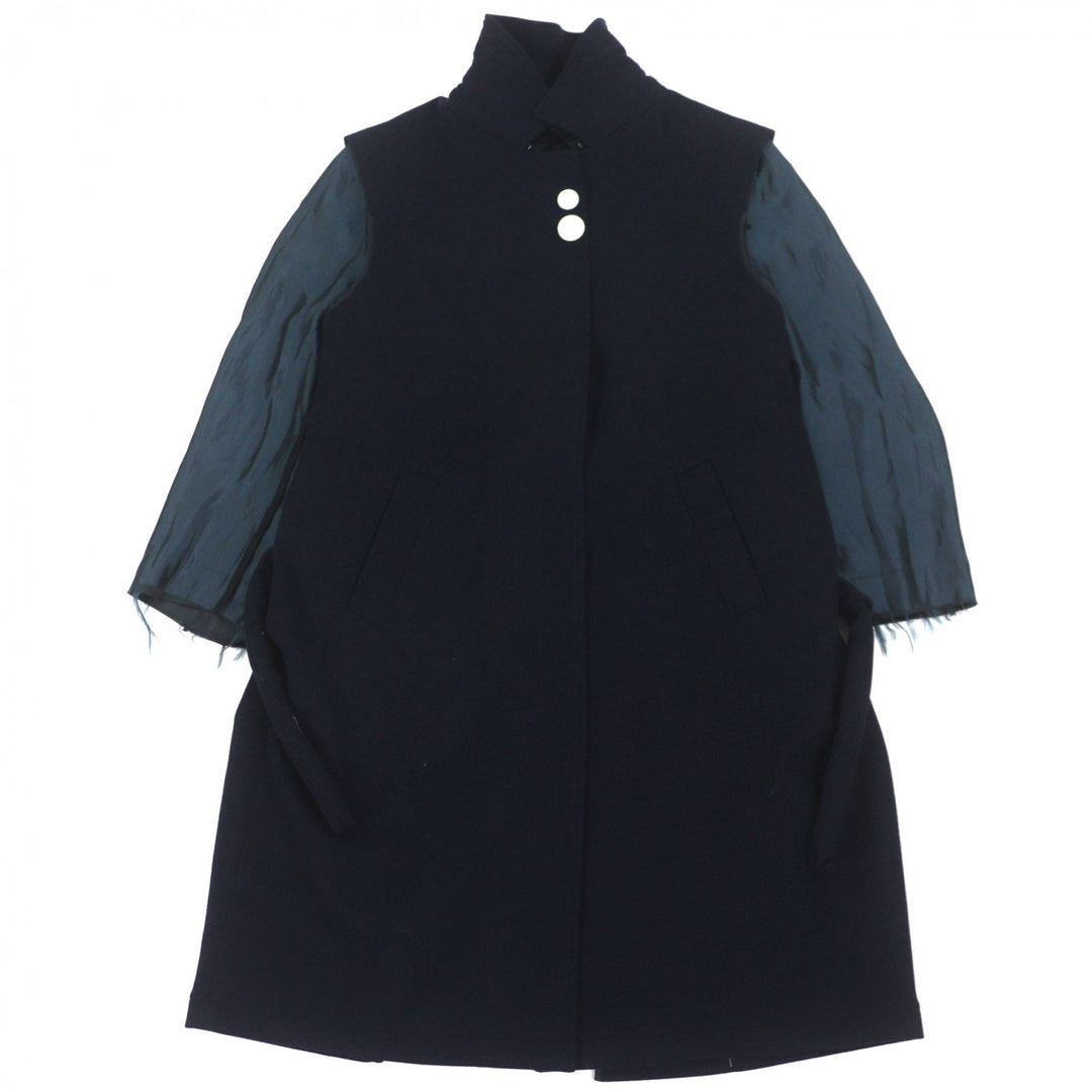 未使用品▼Maison Margiela メゾンマルジェラ 22SS S30AA0178 中綿入り リバーシブル パッチワーク フーデッド ロングコート 44 正規品