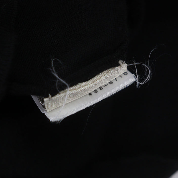 極美品▼HERMES エルメス ウール100% クルーネック ロングスリーブ プルオーバー ハイゲージニット セーター ブラック XS 正規品 メンズ