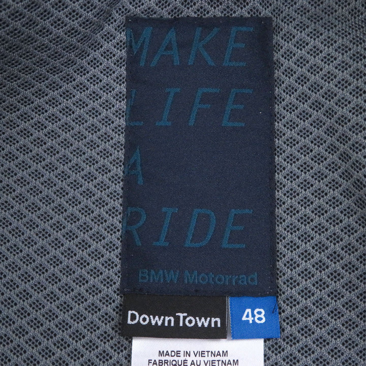 極美品□BMW MOTORRAD ビーエムダブリュー モトラッド DOWNTOWN 3WAY ライディングジャケット バイカージャケット チャコールグレー 48