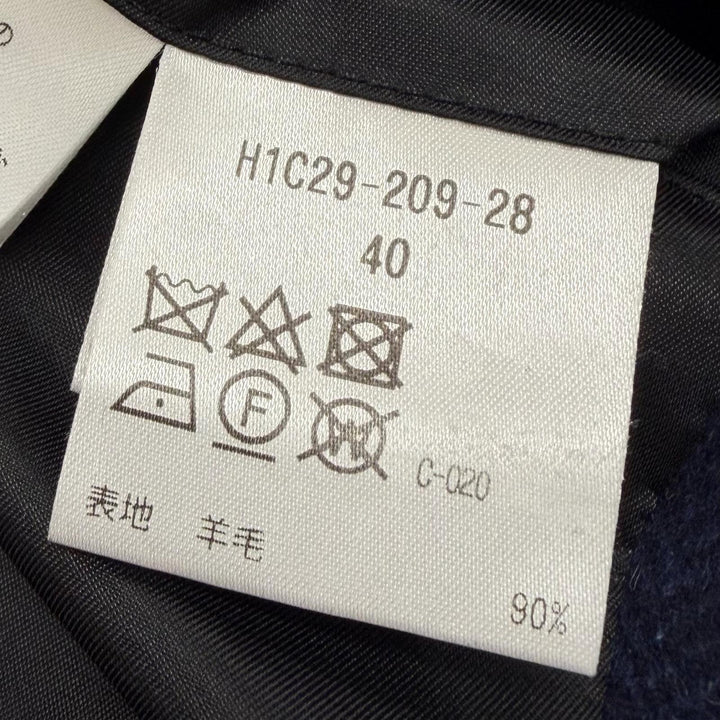 極美品▼マッキントッシュフィロソフィー H1C29-209-28 ショートビーバー ウェリントン ショート カシミヤ混 ステンカラーコート 正規品