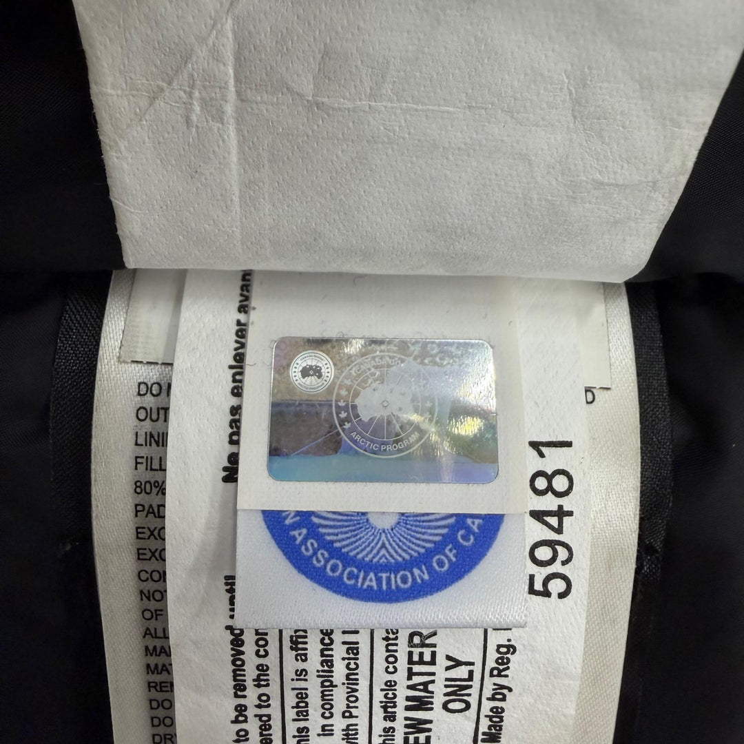 良品☆CANADA GOOSE カナダグース 6660LA TRILLIUM PARKA ラクーンファー・フード付 ダウンコート ブラック S 正規品 レディース