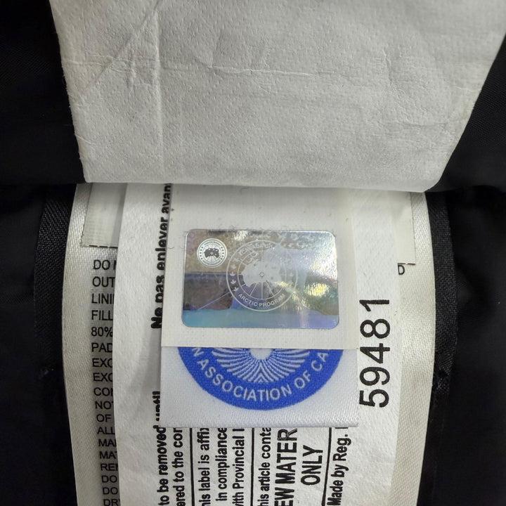 良品☆CANADA GOOSE カナダグース 6660LA TRILLIUM PARKA ラクーンファー・フード付 ダウンコート ブラック S 正規品 レディース