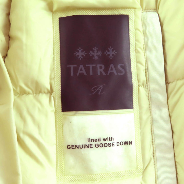 美品△TATRAS タトラス LTL18A4157 Rライン ACHILLEA アキエラ ロゴワッペン スタンドカラー ジップアップ ロングダウンコート 03 正規品