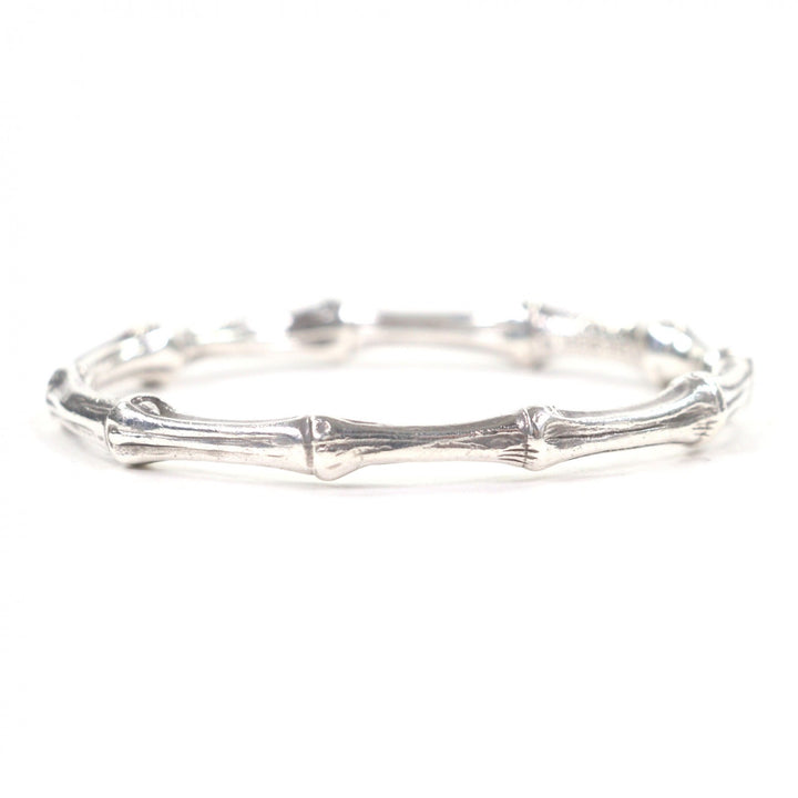 美品▼TIFFANY&amp;Co. ティファニー バンブー 925 バングル ブレスレット シルバー 重量46.1g メンズ レディース アクセサリー