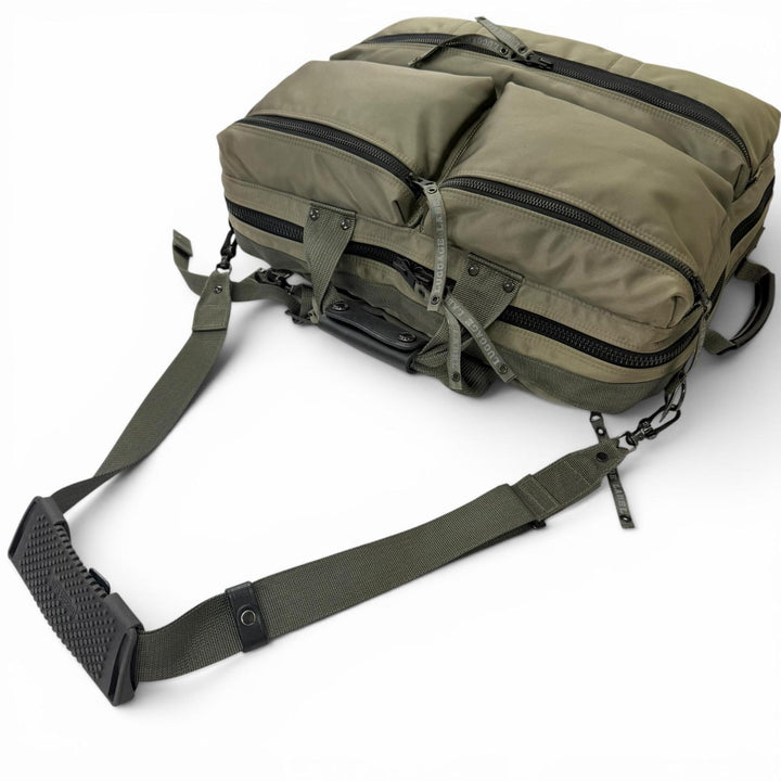 美品□LUGGAGE LABEL ラゲッジレーベル 吉田かばん 953-09255 ZONE 3WAY PACK ブリーフケース バックパック ショルダーバッグ 日本製