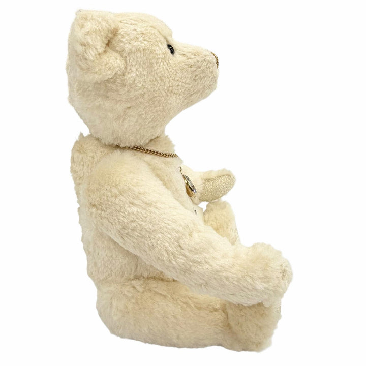 極美品△Steiff シュタイフ 035715 ダイヤモンド テディベア 2012年限定 2000体 スワロフスキー装飾 ぬいぐるみ アイボリー レディース