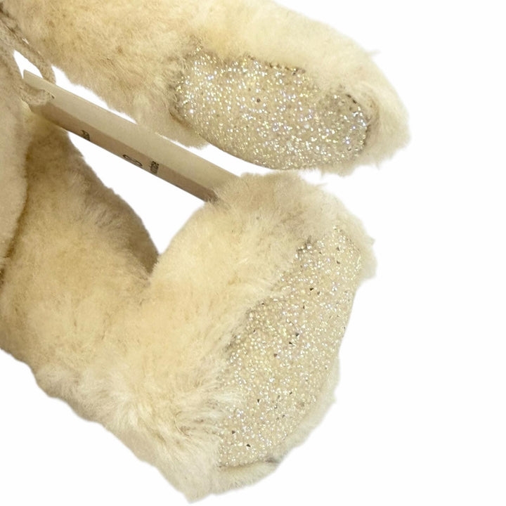 極美品△Steiff シュタイフ 035715 ダイヤモンド テディベア 2012年限定 2000体 スワロフスキー装飾 ぬいぐるみ アイボリー レディース
