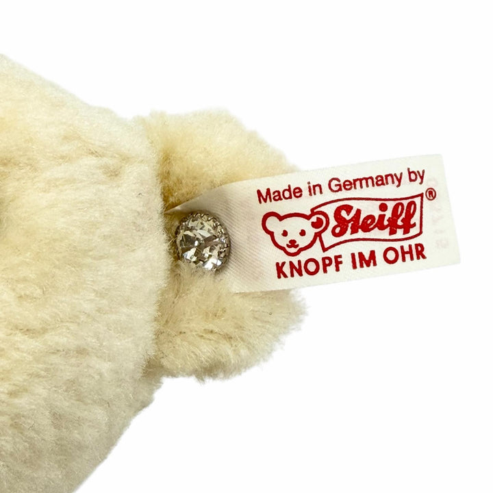 極美品△Steiff シュタイフ 035715 ダイヤモンド テディベア 2012年限定 2000体 スワロフスキー装飾 ぬいぐるみ アイボリー レディース