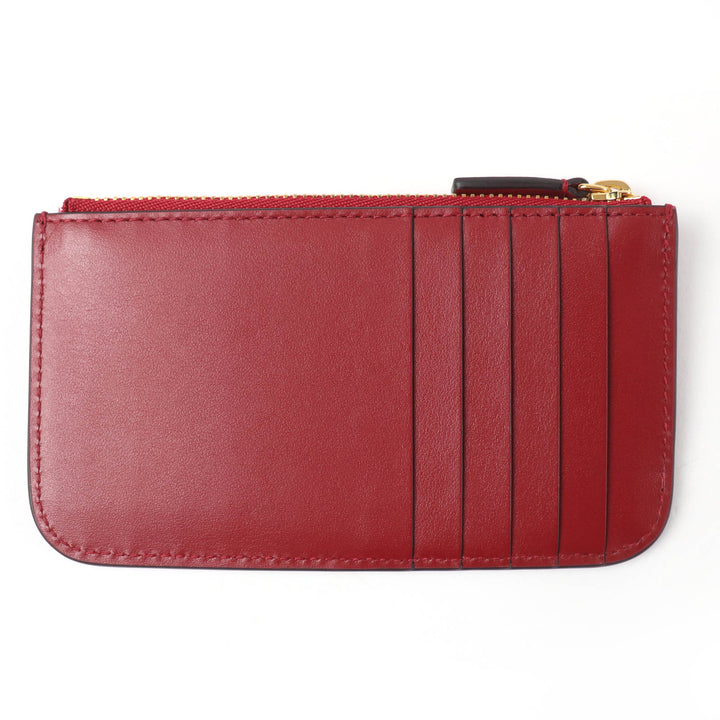 極美品☆Cartier カルティエ パンテール グラフィック レザー フラグメントケース コインケース ボルドー イタリア製 レディース