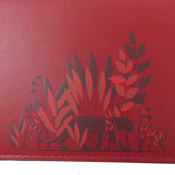 極美品☆Cartier カルティエ パンテール グラフィック レザー フラグメントケース コインケース ボルドー イタリア製 レディース