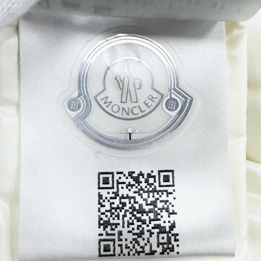 未使用品△MONCLER モンクレール 2022年 ABBAYE アベイ ロゴ フード付 ジップアップ ダウンジャケット ブラック 0 国内正規品 レディース