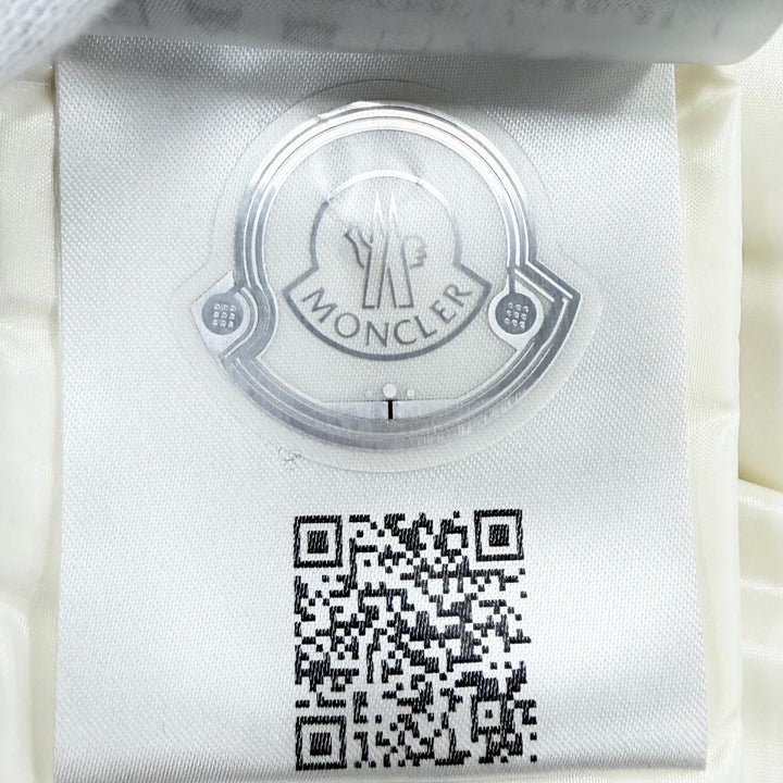 未使用品△MONCLER モンクレール 2022年 ABBAYE アベイ ロゴ フード付 ジップアップ ダウンジャケット ブラック 0 国内正規品 レディース