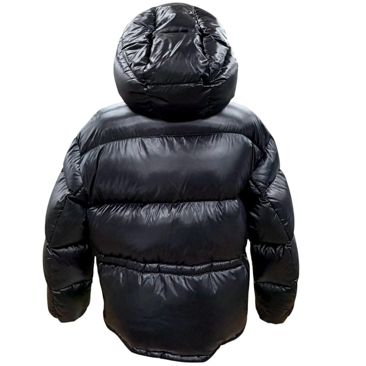 未使用品△MONCLER モンクレール 2022年 ABBAYE アベイ ロゴ フード付 ジップアップ ダウンジャケット ブラック 0 国内正規品 レディース