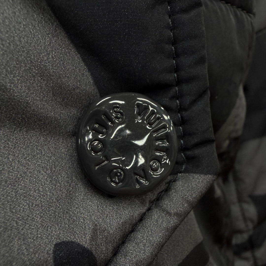 未使用品▼LOUIS VUITTON ルイヴィトン 2022年製 HMB09E モノグラムフラワー キルティング 中綿入り WZIPUP ジャケット 50 正規品 メンズ