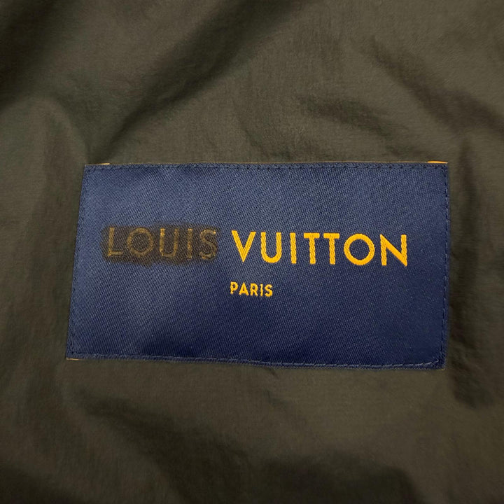 未使用品▼LOUIS VUITTON ルイヴィトン 2022年製 HMB09E モノグラムフラワー キルティング 中綿入り WZIPUP ジャケット 50 正規品 メンズ