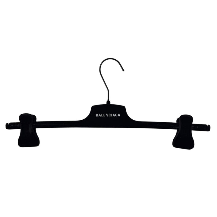 未使用品▲BALENCIAGA バレンシアガ 658883 コットン100％ BBモノグラム イージーパンツ ブラック グレー 46 イタリア製 正規品 メンズ