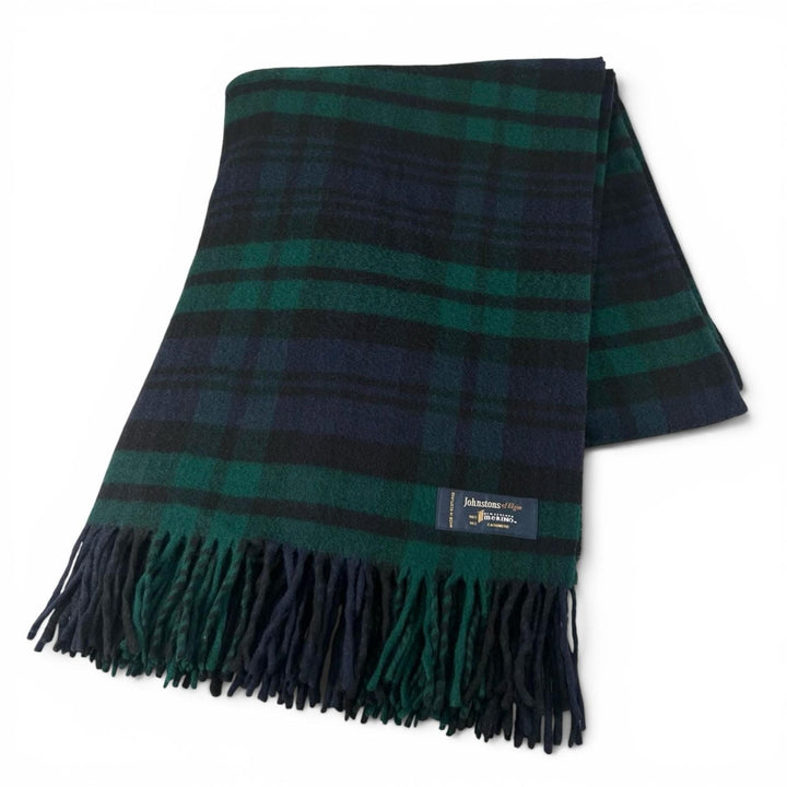 美品▲Johnstons of Elgin ジョンストンズ オブ エルガン WA000056 ウール カシミヤ 超大判 ストール マルチカラー イギリス製 正規品