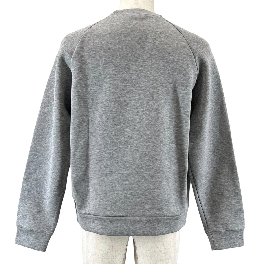 美品▲PRADA プラダ 2019年製 134592 フランケンシュタイン ローズ トレーナー スウェット グレー M 伊製 正規品 メンズ レディース