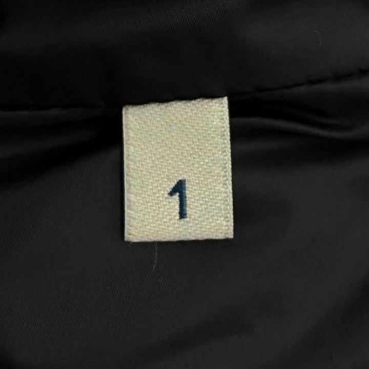 極美品★MONCLER モンクレール ACANTHUS ウール カシミヤ混 3WAY ZIP UP ダウンコート ブラック 1 イタリア製 国内正規品 レディース