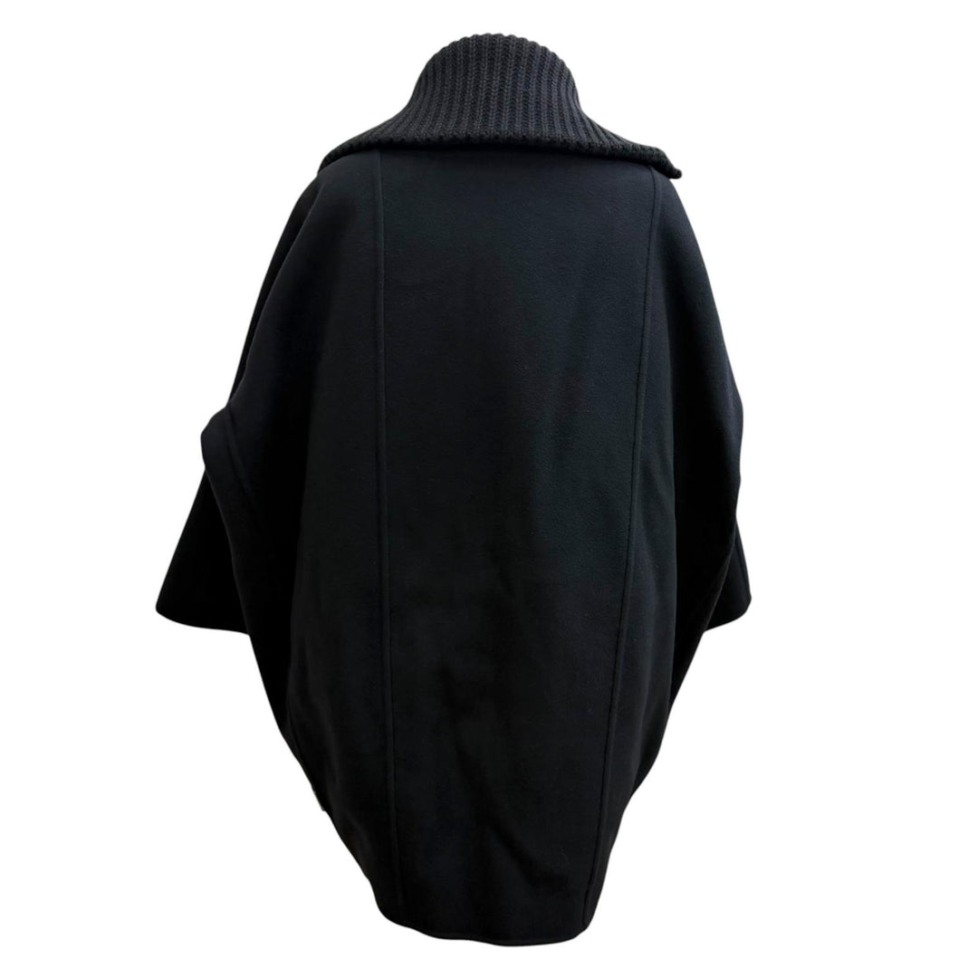 極美品★MONCLER モンクレール ACANTHUS ウール カシミヤ混 3WAY ZIP UP ダウンコート ブラック 1 イタリア製 国内正規品 レディース