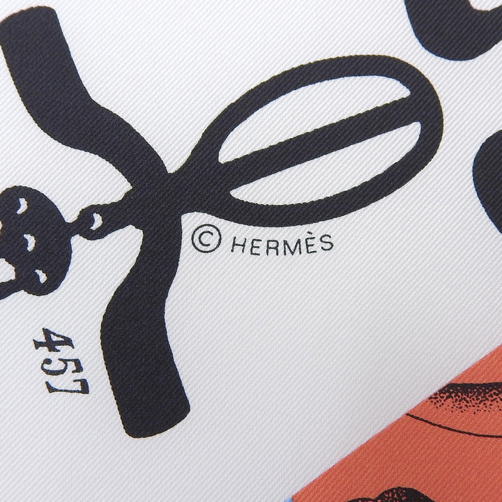 極美品▲HERMES エルメス カレ70 Les Petit Papier&