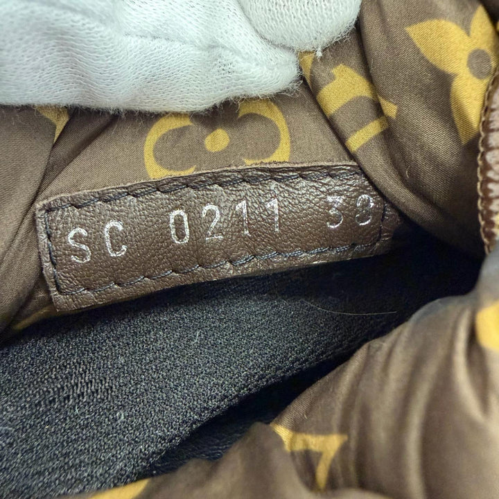 美品△LOUIS VUITTON ルイヴィトン ピローライン モノグラム スノーブーツ ショートブーツ ブラック 38 イタリア製 レディース