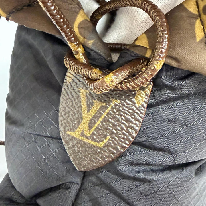 美品△LOUIS VUITTON ルイヴィトン ピローライン モノグラム スノーブーツ ショートブーツ ブラック 38 イタリア製 レディース