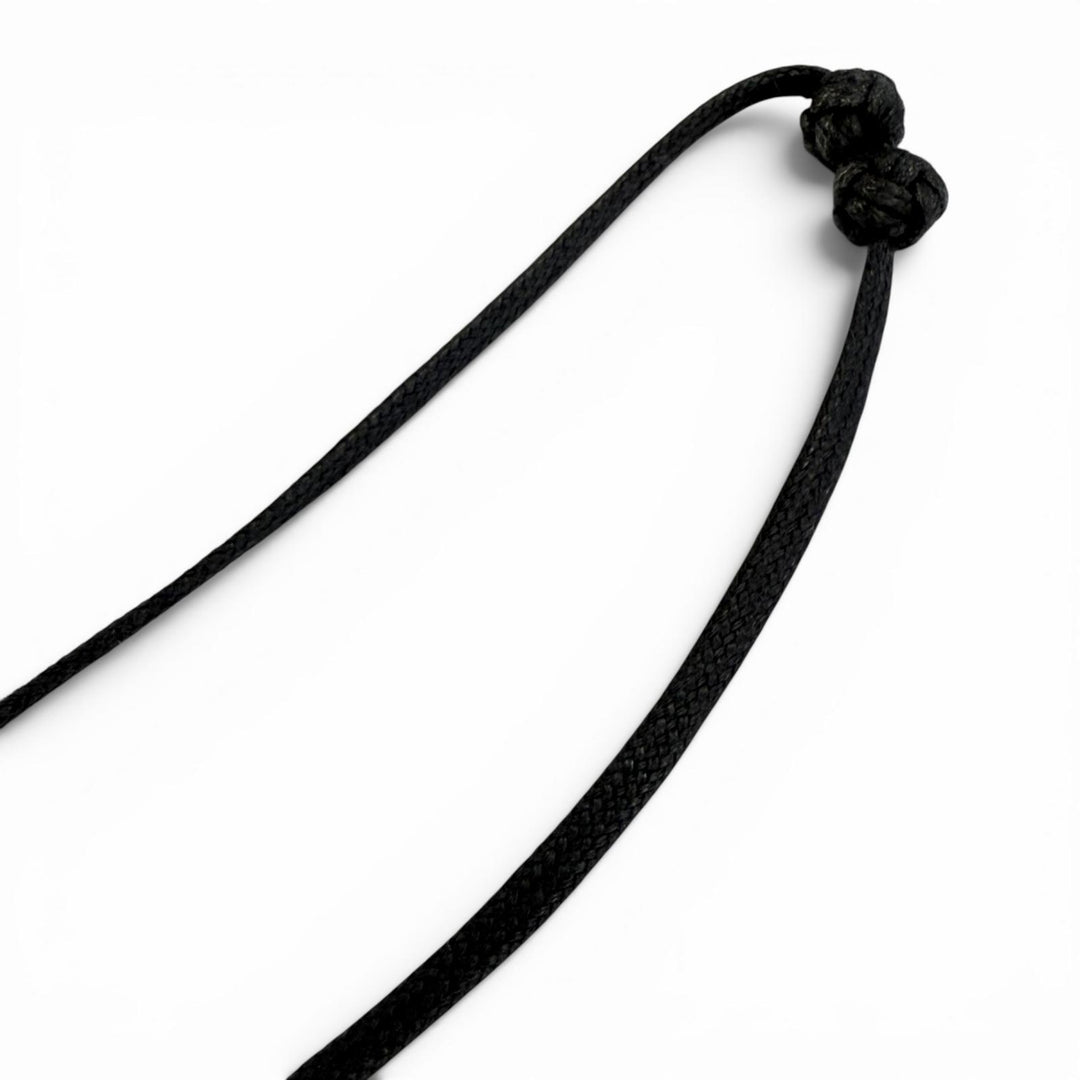 美品△HERMES エルメス トゥアレグ ペンダント AG925 レザー オーバル ネックレス アクセサリー TOP重量29.1g シルバー メンズ